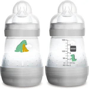 Slow Flow baby Bottles with Silicone Nipple