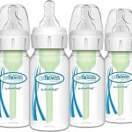 Dr. Brown's Natural Flow Anti-Colic Options+ Narrow Baby Bottles 4 oz/120 mL