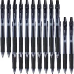 45 Pack Black Gel Pens, Retractable Medium Point Gel Ink Pens
