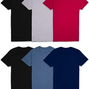 mens tucked crew t shirt