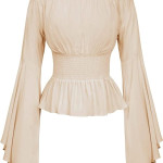 Womens Blouse Bell Sleeves