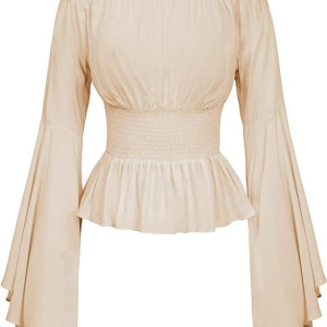 Womens Blouse Bell Sleeves