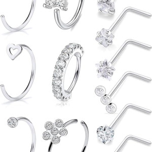 Surgical Steel Nose Rings