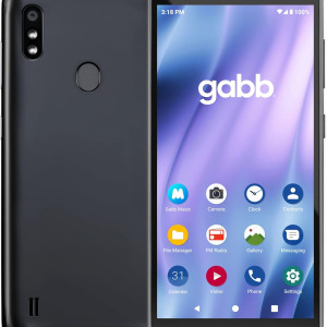 Gabb Phone - 32 GB Smart Phone for Kids & Teens - Black, GPS Tracker, Talk/Text, Parental Control, No Internet/Social Media, Safe Apps, Powered by Ver