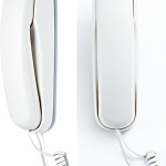 Corded Phone for Home, Durable landline Phone with Large Buttons for Seniors, Versatile Mini Phone for The Home, Office, and More(White)