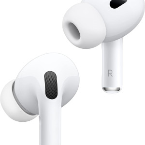 Apple AirPods Pro (2nd Generation) Wireless Ear Buds with USB-C Charging, Up to 2X More Active Noise Cancelling Bluetooth Headphones, Transparency Mod