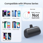 Mini Portable Charger for iPhone 5200mAh,20W PD Fast Charging Power Bank for iPhone
