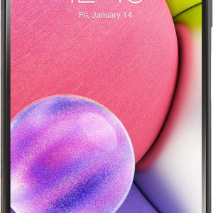 Simple Mobile Samsung Galaxy A03s, 32GB, Black - Prepaid Smartphone (Locked)