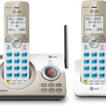 AT&T DL72219 DECT 6.0 2-Handset Cordless Phone for Home with Connect to Cell, Call Blocking, 1.8" Backlit Screen, Big Buttons, intercom, and Unsurpass