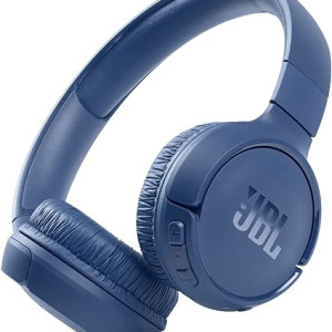 JBL Tune 510BT: Wireless On-Ear Headphones with Purebass Sound - Blue, Medium