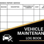 Car Maintenance Log Book: Vehicle Maintenance Log Book - Repair And Service Record Book for Cars