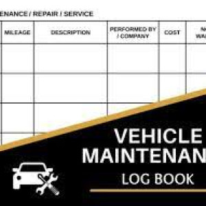 Car Maintenance Log Book: Vehicle Maintenance Log Book - Repair And Service Record Book for Cars