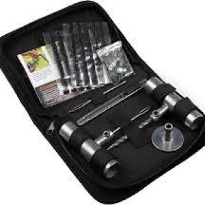 Manusage Tire Repair Kit 25 Pcs with Nylon Bag for Car, Motorcycle, ATV, Jeep, Truck, Tractor Flat Tire Puncture Repair