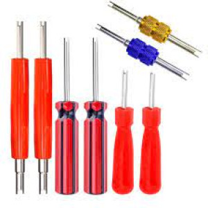 8 PCS Tire Valve Stem Removal Tool, Single and Double Heads, TuNan Valve Core Remover Tire Repair Install Tools for Cars Truck Motorcycle Bicycle