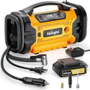 Nilight Tire Inflator AC/DC Portable Air Compressor
