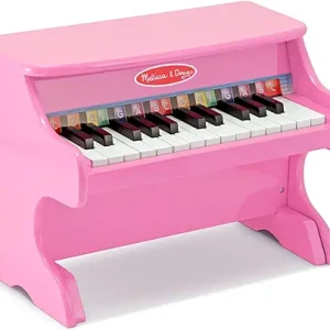 pink piano with 25 keys and sounds