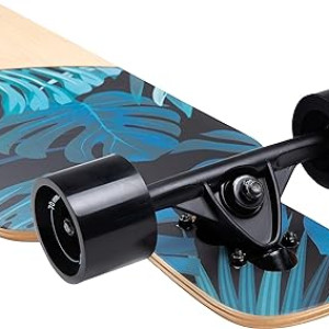 Retrospec Rift Drop-Through Longboard Skateboard Complete