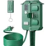 Outdoor Power Stake Timer Waterproof