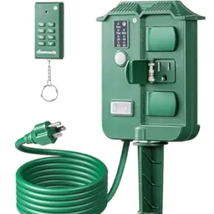 Outdoor Power Stake Timer Waterproof
