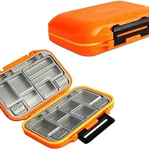 Keeshine Waterproof Fishing Lure Boxes,Small Case, Mini Box Storage Containers Fly Ice Fishing