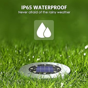Garden Solar Lights Outdoor Waterproof Bright In-Ground