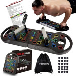Portable Foldable 20 in 1 Push Up Bar at Home Gym