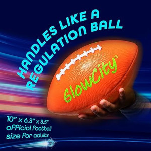 GlowCity Glow in The Dark Football