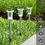DenicMic Solar Pathway Lights Outdoor