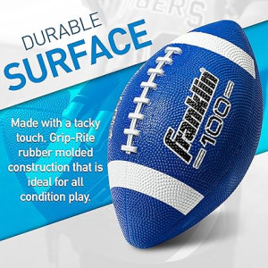 Franklin Sports Junior Football - Grip-Rite 100