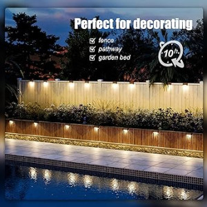 SOLPEX Solar Deck Lights Outdoor 16 Pack